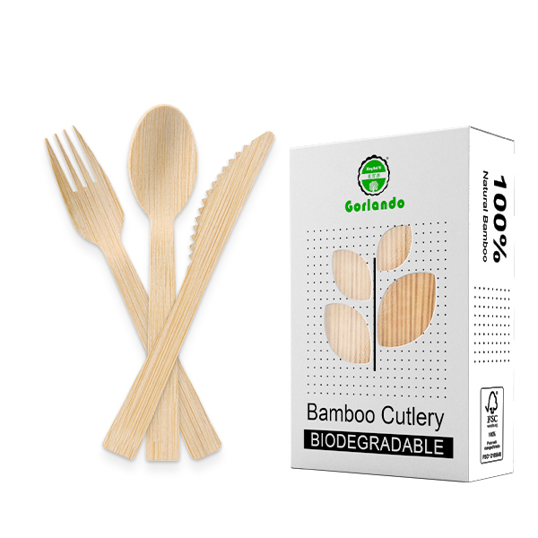 ECO friendly degradable bamboo tableware